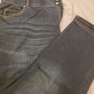 EUC, Denim 24/7, dark rinse jeans size 30W